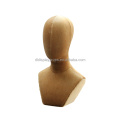 DLS45 Custom Color Fiberglass Female Mannequin Head For Wig Scarf Hat Display